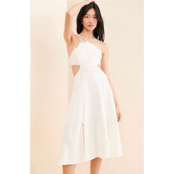 Farm Rio Flower Halter dress - Picture 3 of 12